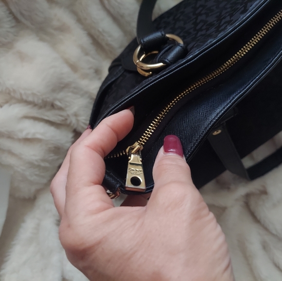 🔥NWOT💥 DKNY Black Leather Purse - Picture 7 of 8